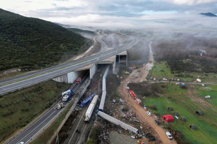 Choque de trenes cerca de Larissa