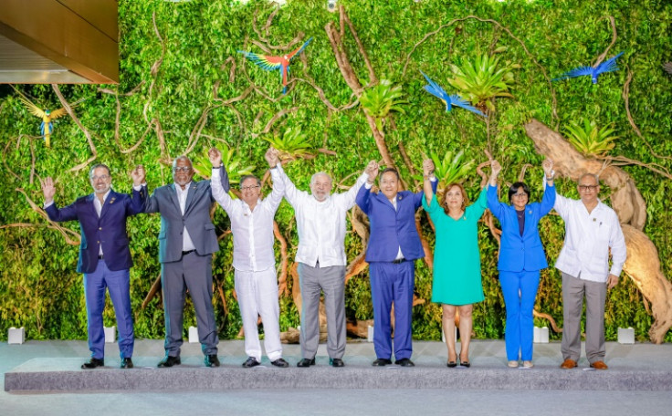 El presidente brasileño Lula recibió a líderes de otros siete países que comparten la cuenca del Amazonas: Bolivia, Colombia, Ecuador, Guyana, Perú, Surinam y Venezuela