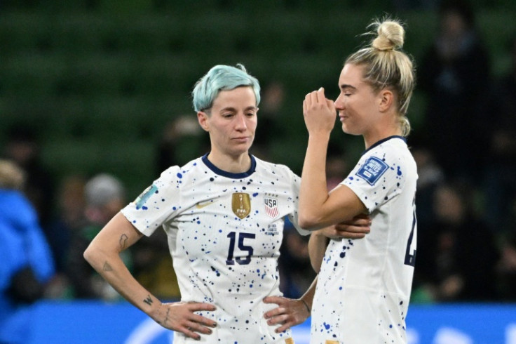 No habría tercer título para Megan Rapinoe (L) y EE. UU.