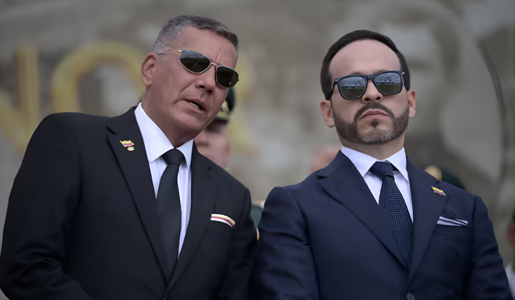Presidente Abelardo de la Espriella y Jorge Eduardo Mora López.