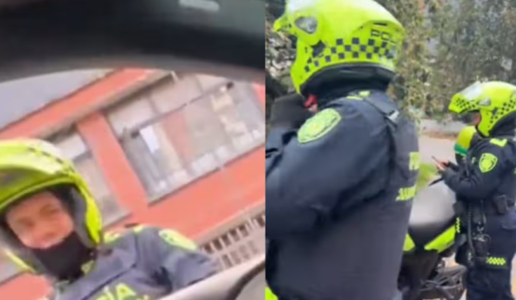 A través de un video, un conductor denunció un soborno.