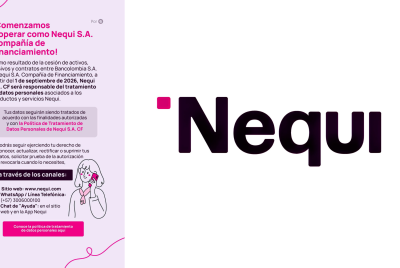 Nequi se separa de Bancolombia desde el 1 de septiembre