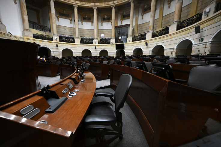 The Senate Plenary Hall of the Congress of Colombia