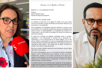 La carta de Viviane Morales.