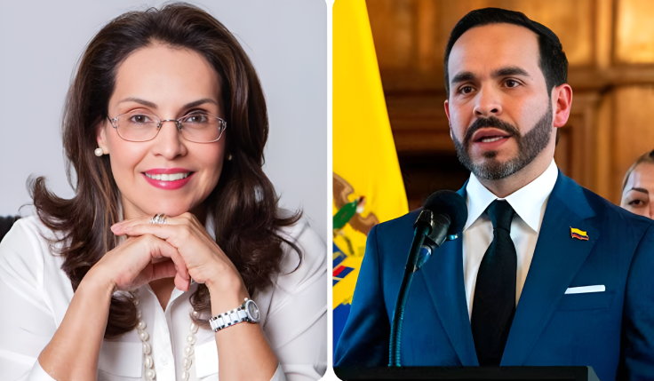 Viviane Morales y Abelardo De La Espriella.