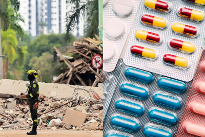 Terremoto en Colombia y medicamentos.