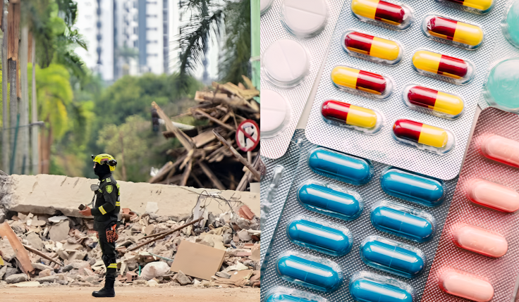 Terremoto en Colombia y medicamentos.