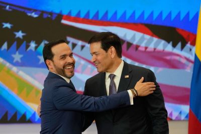 Abelardo de la Espriella y Marco Rubio