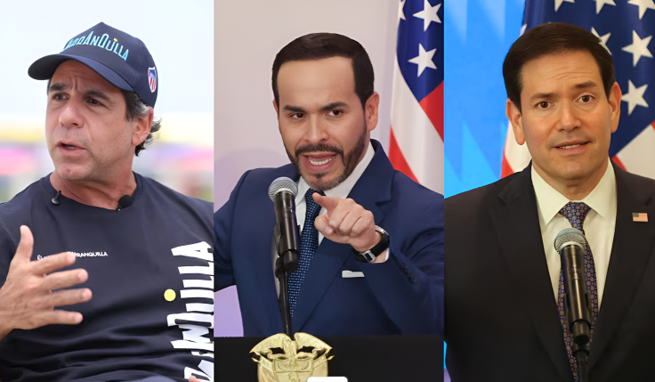 Alejandro Char, Abelardo De La Espriella y Marco Rubio.