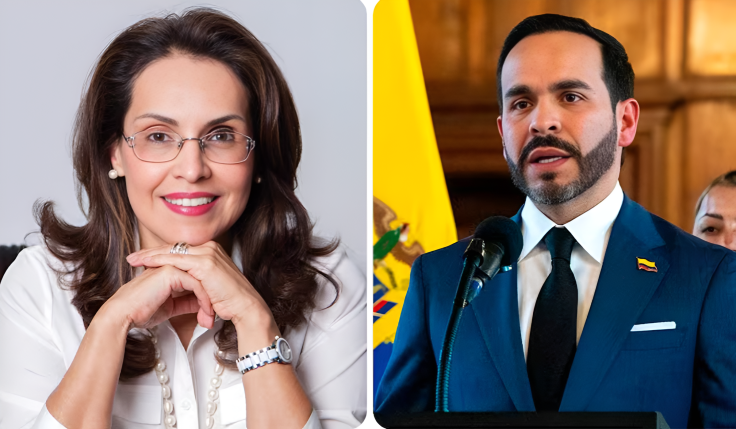 Viviane Morales y Abelardo De La Espriella.