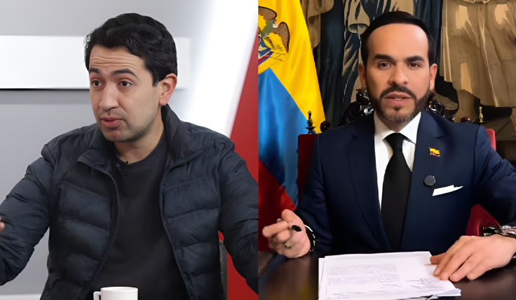 De izquierda a derecha: Daniel Briceño y Abelardo De La